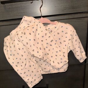 Cat & Jack Pink Floral Kids Matching Set